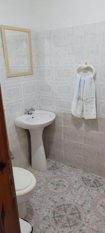 Koupelna v ubytování Guesthouse Reçka