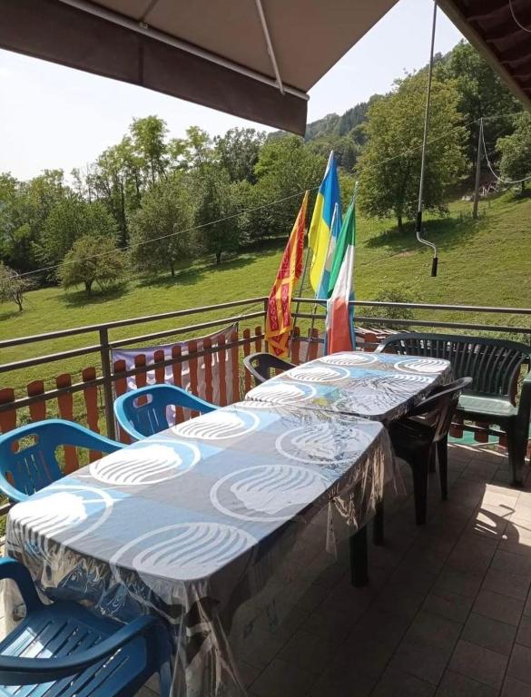 Balkón nebo terasa v ubytování B&B La Dea