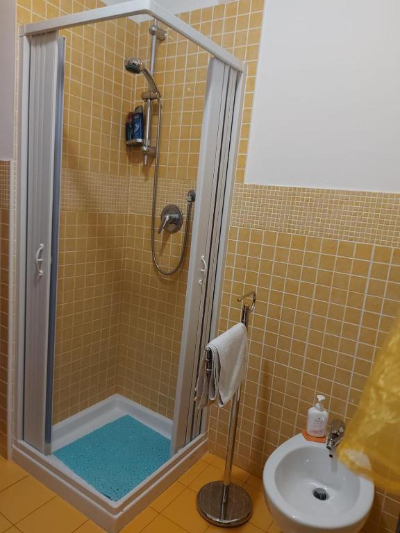Koupelna v ubytování B&B La Dea