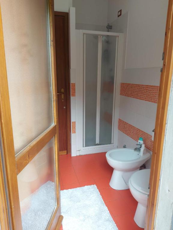 Koupelna v ubytování B&B La Dea