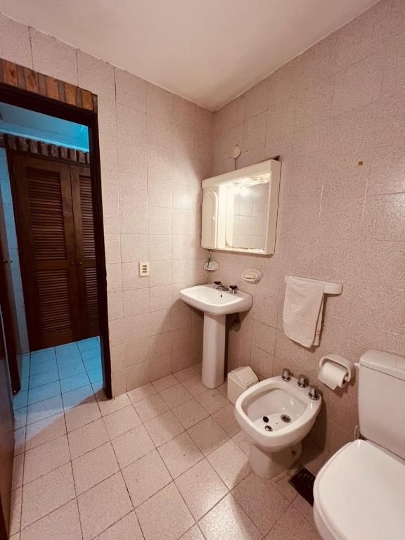 Koupelna v ubytování Habitación privada en chalet, Cipolletti