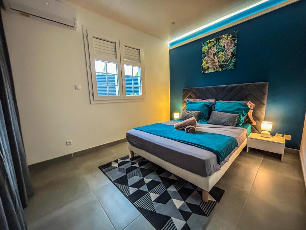 Postel nebo postele na pokoji v ubytování Villa Diamond