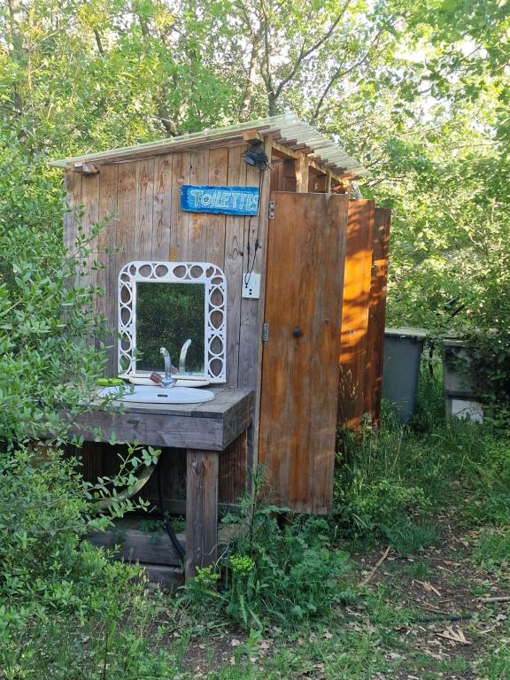 Zahrada ubytování Jolie caravane à SÏvåñă Oasis de Lumière