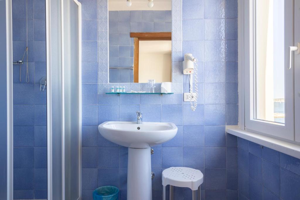 Koupelna v ubytování Hotel De Plam