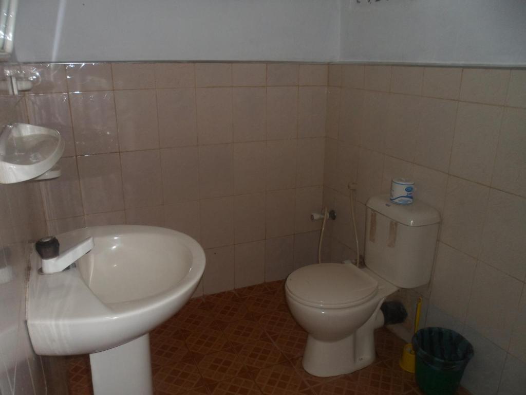 Koupelna v ubytování Thisal Guest House