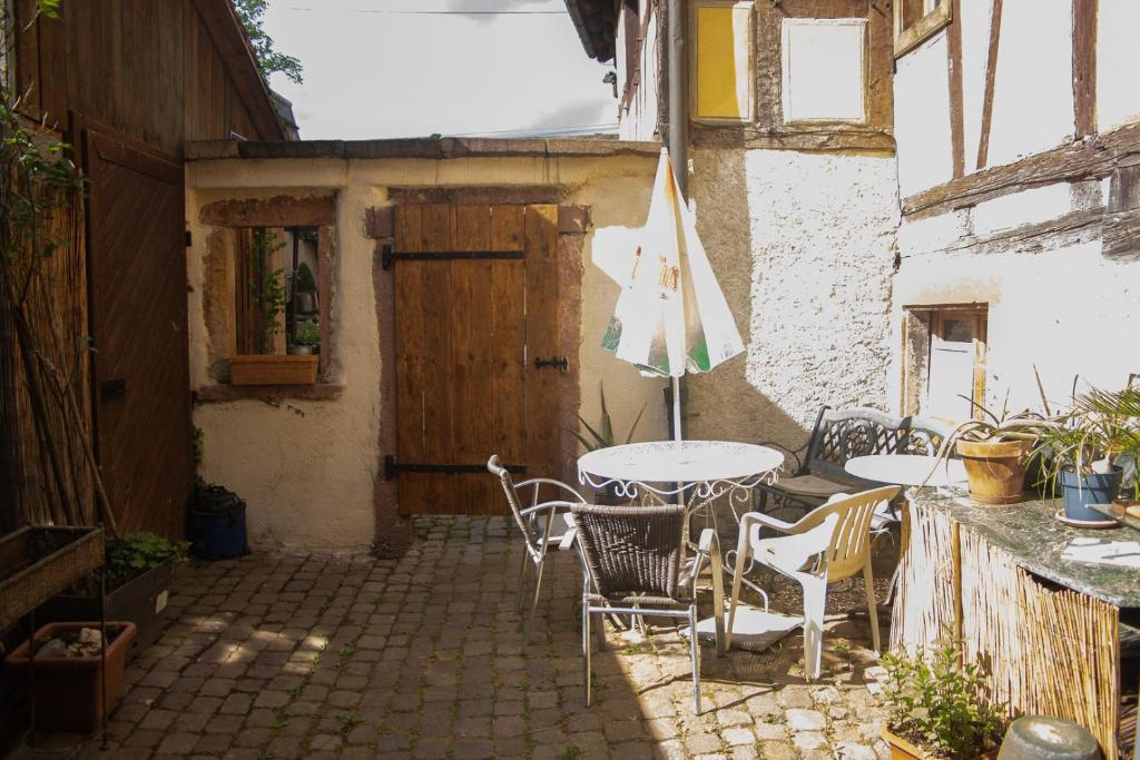 Patio nebo venkovní prostory v ubytování LE COCON