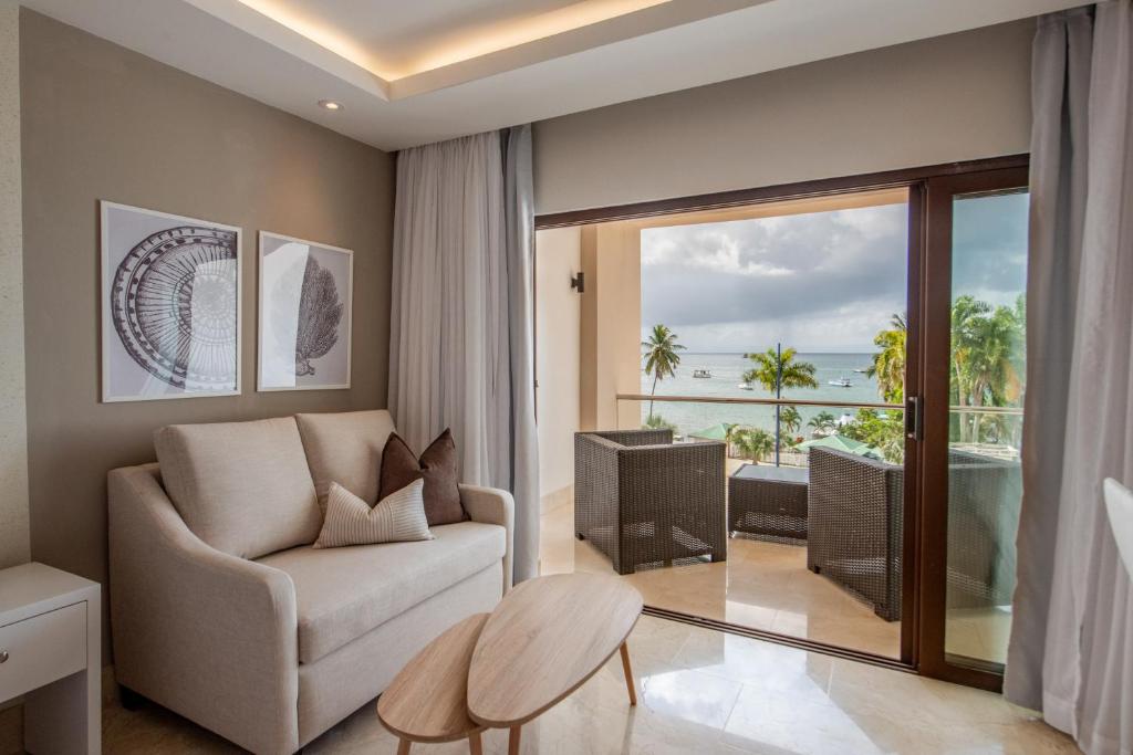 Posezení v ubytování Hacienda Samana Bay Hotel