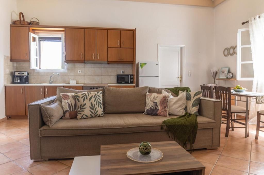 Kuchyň nebo kuchyňský kout v ubytování Olivetree private Villa