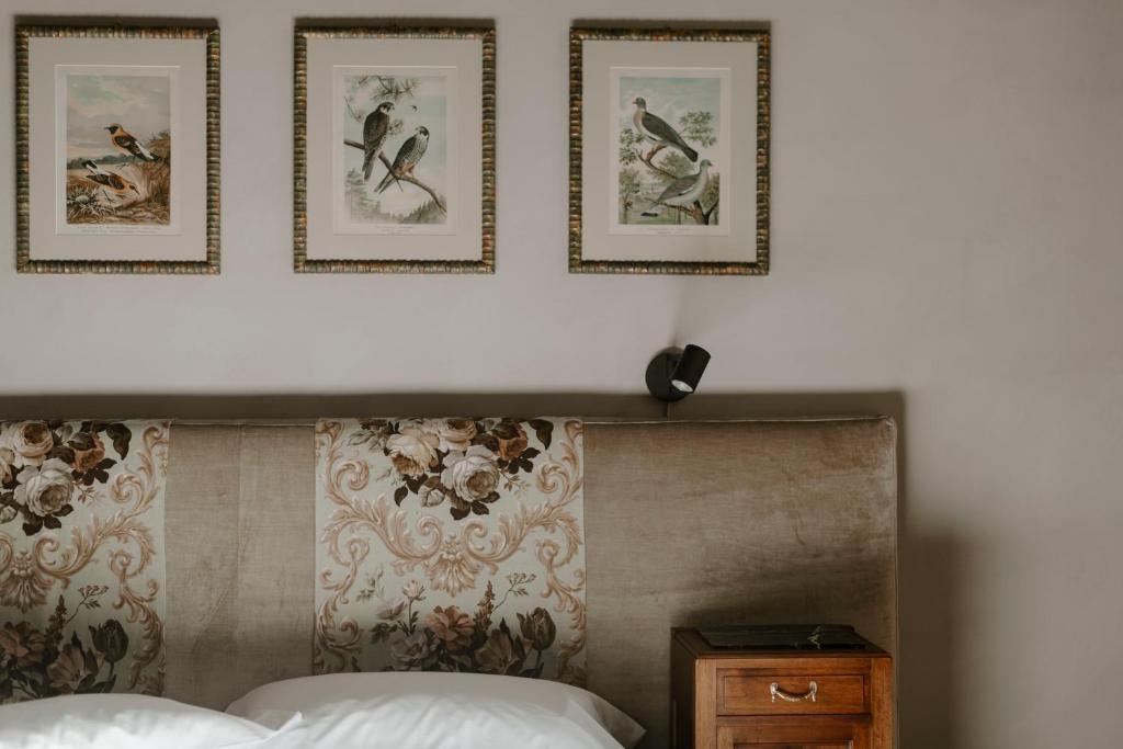 Postel nebo postele na pokoji v ubytování ALMA bed & breakfast
