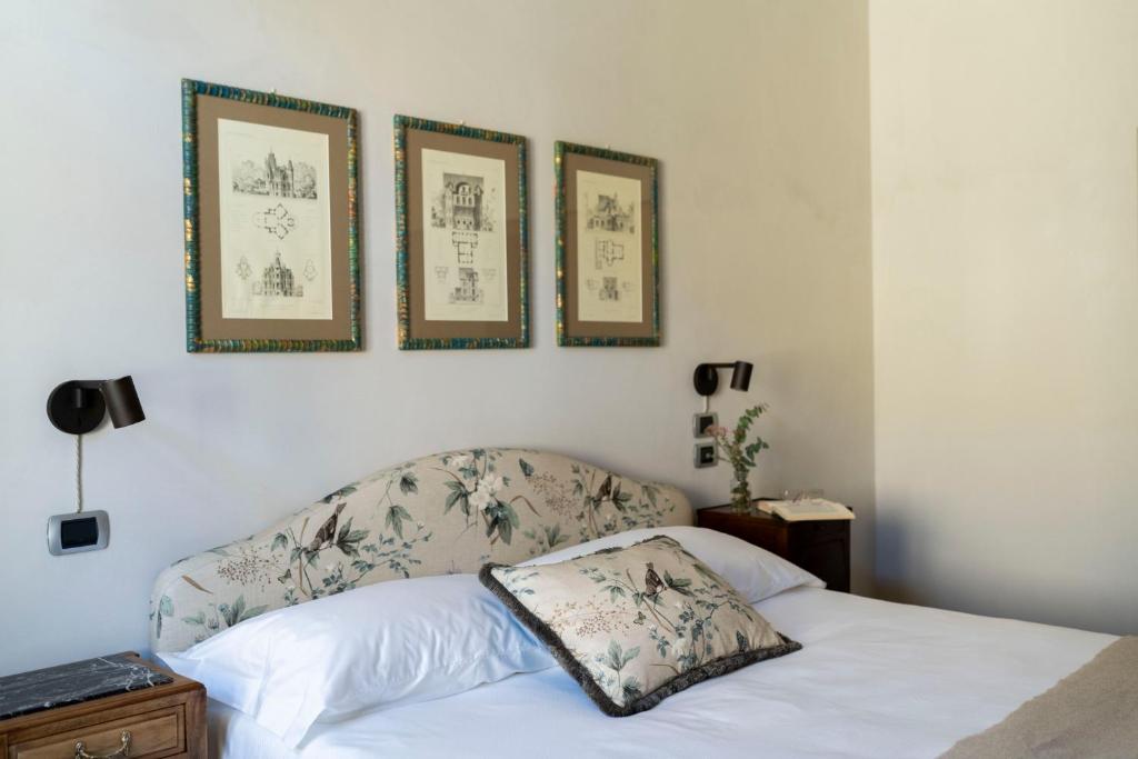 Postel nebo postele na pokoji v ubytování ALMA bed & breakfast