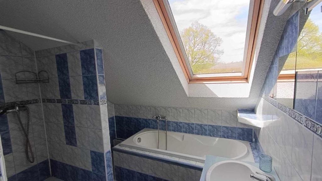 Koupelna v ubytování Apartment Vcelakov