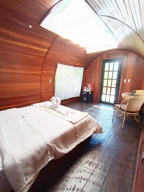Postel nebo postele na pokoji v ubytování Glamping The Mountain