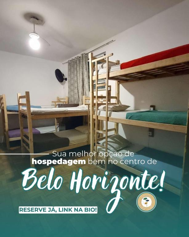Postel nebo postele na pokoji v ubytování Savassi Hostel