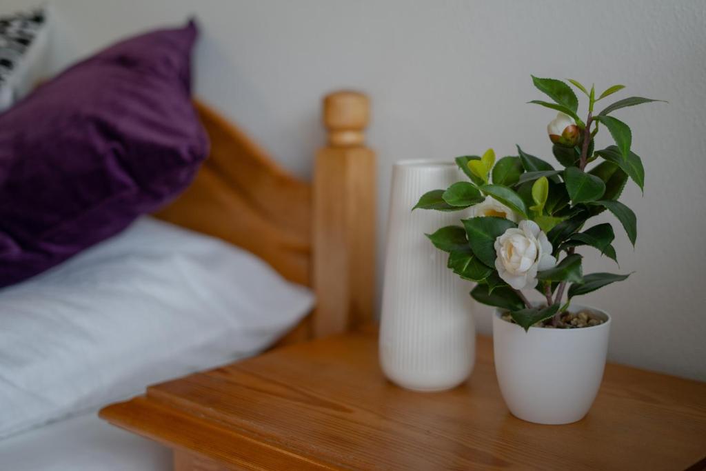 Posteľ alebo postele v izbe v ubytovaní S.A.W. Rooms