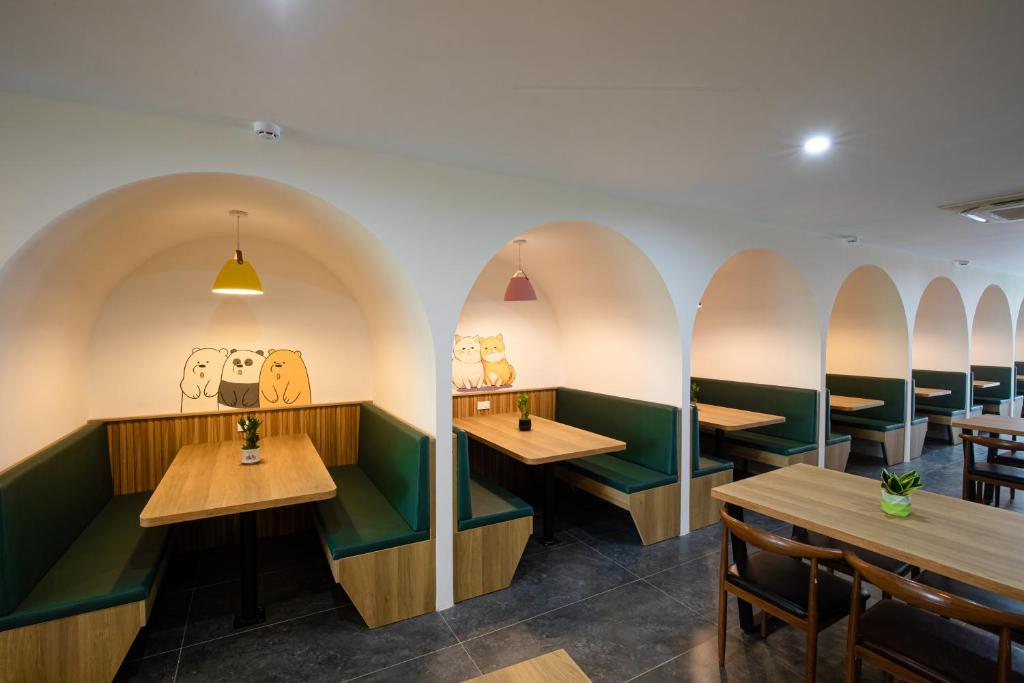 Setusvæði á FIRST Studio Hotel Da Nang