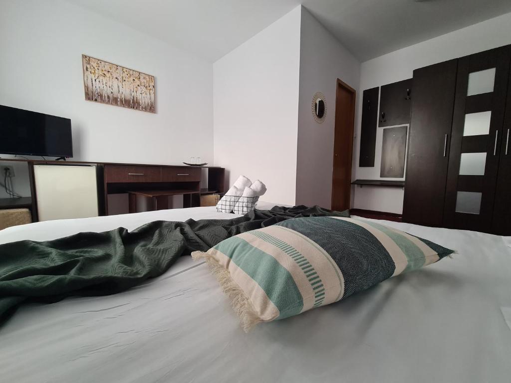 Postel nebo postele na pokoji v ubytování Vila Șoimul Predeal