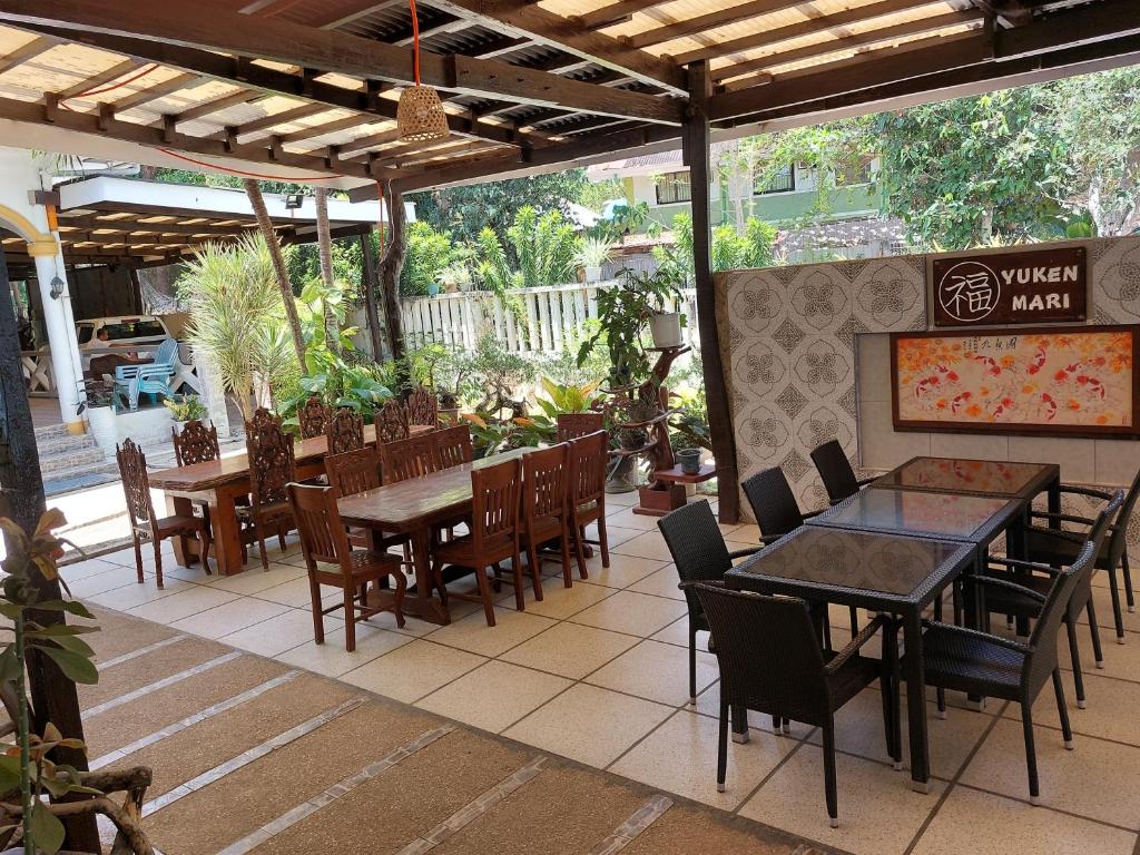 Restaurace v ubytování Yuken Mari Beach Resort Panglao
