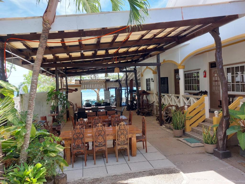 Restaurace v ubytování Yuken Mari Beach Resort Panglao