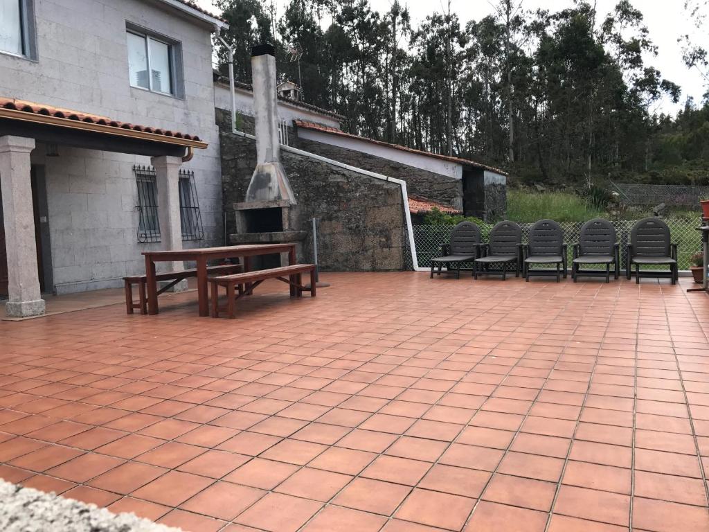A balcony or terrace at Casa Portomeiro