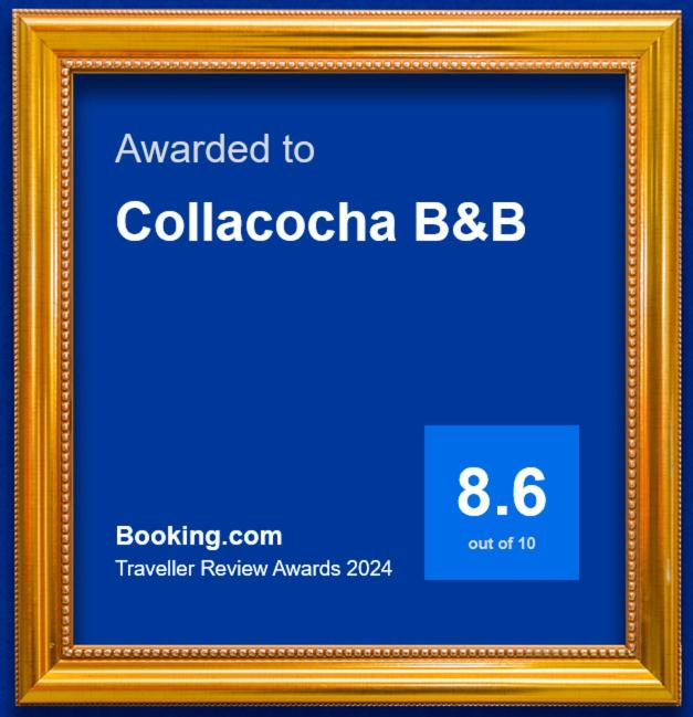 Certifikát, hodnocení, plakát nebo jiný dokument vystavený v ubytování Collacocha B&B