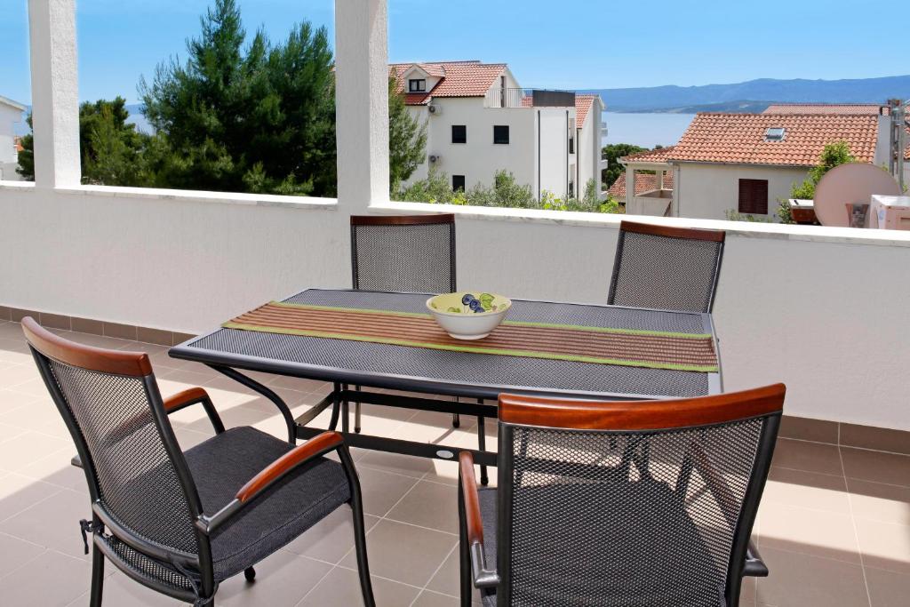 Balkón nebo terasa v ubytování Apartments Mel