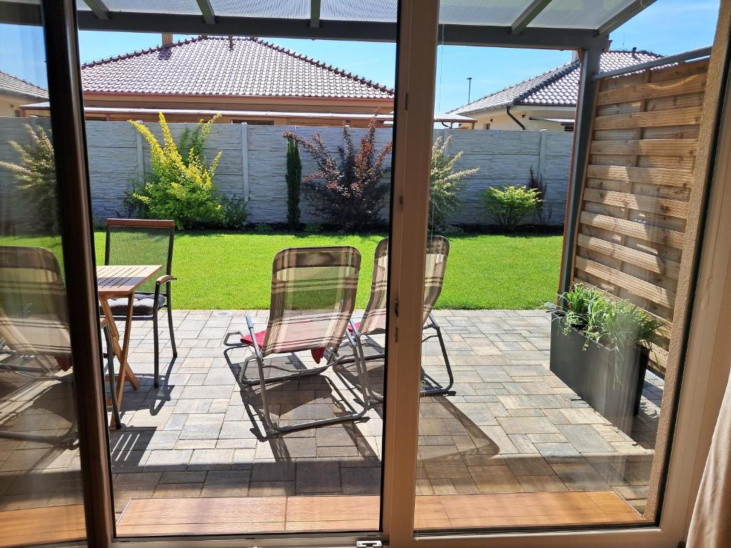Patio nebo venkovní prostory v ubytování Apartmany Rubin Nesvady