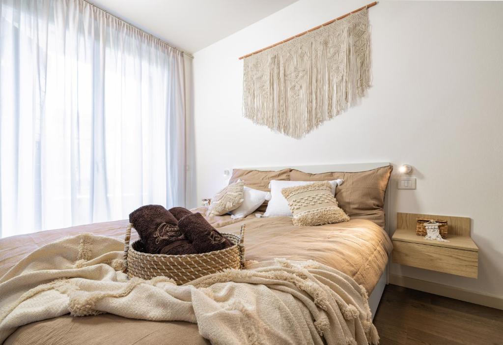 Postel nebo postele na pokoji v ubytování Lorry Living ARIA, Fitness & Relax