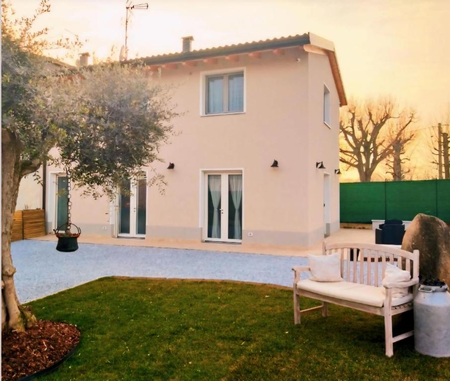 Posezení v ubytování CASA AUTUNNO