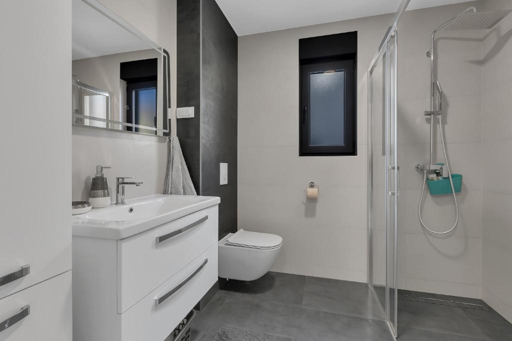 Kúpeľňa v ubytovaní Apartment Sky Makarska