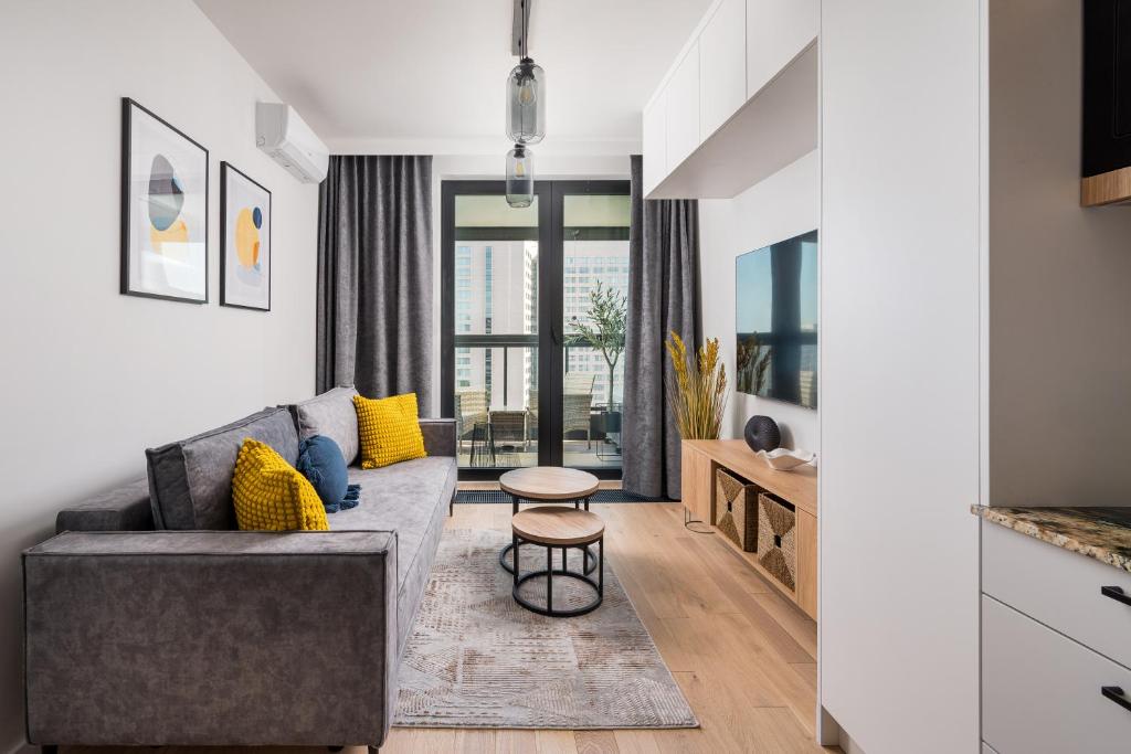 Illustration of City View Apartments With Private Outdoor Space