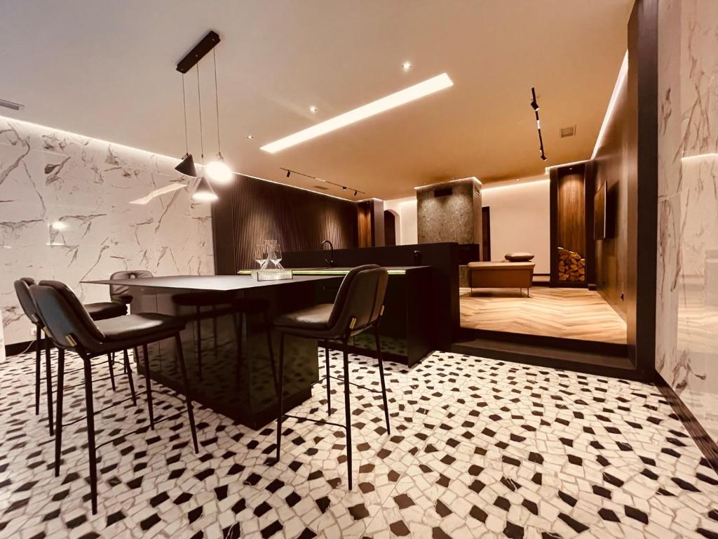 Posezení v ubytování Vera HOTEL-VILLA