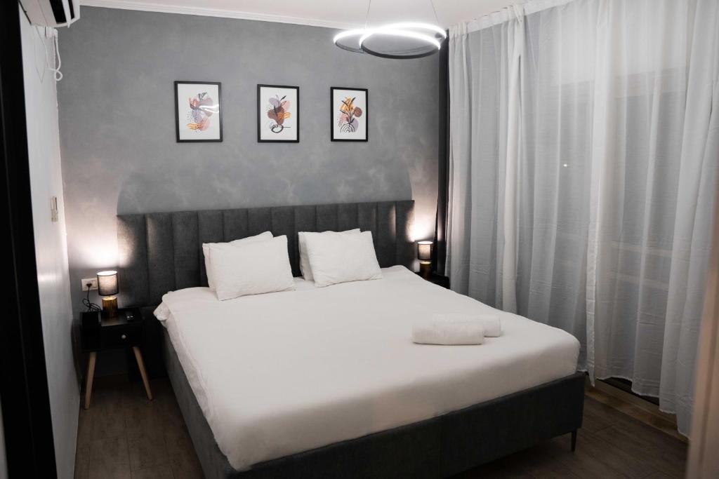 Postel nebo postele na pokoji v ubytování צימר אדל - Zimmer Adel