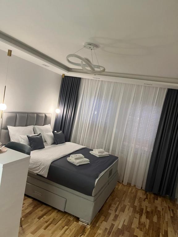 Postel nebo postele na pokoji v ubytování Maja lux