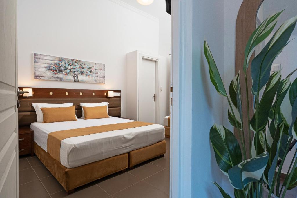 Postel nebo postele na pokoji v ubytování Semiramis Guesthouse