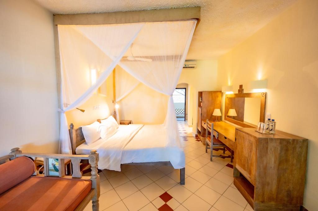 Postel nebo postele na pokoji v ubytování Severin Sea Lodge
