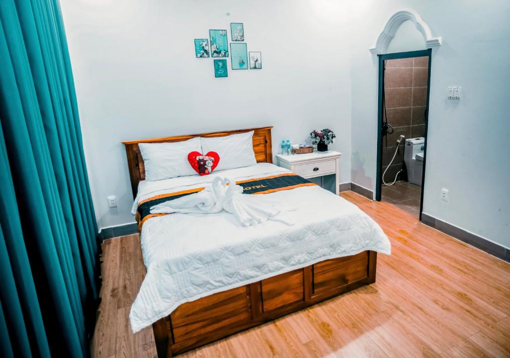 Letto o letti in una camera di Gem’s House