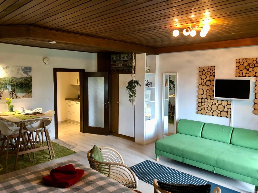 TV a/nebo společenská místnost v ubytování Schans Appartements