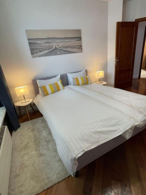 Posteľ alebo postele v izbe v ubytovaní Arkadia The View Luxury Prime Apartment