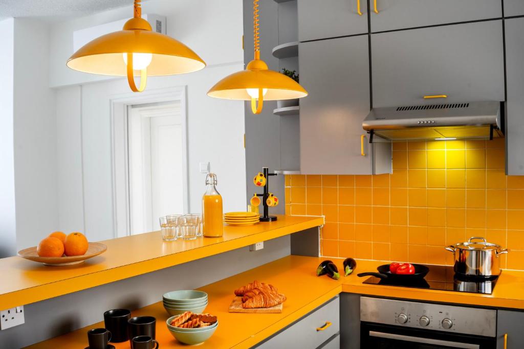 Cucina o angolo cottura di Protaras O2 Seaside Suite