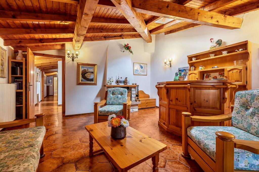 Posezení v ubytování Casa Adele