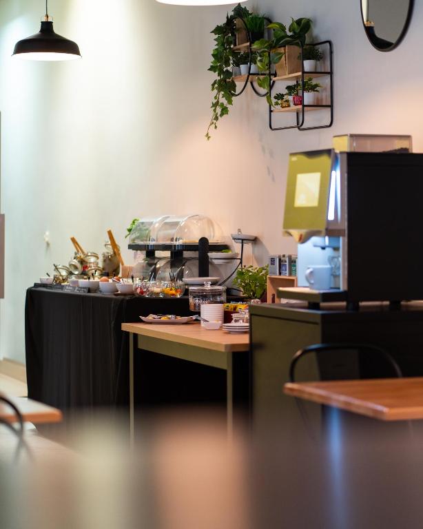 Kuchyňa alebo kuchynka v ubytovaní City Center Rooms Piotrkowska 91