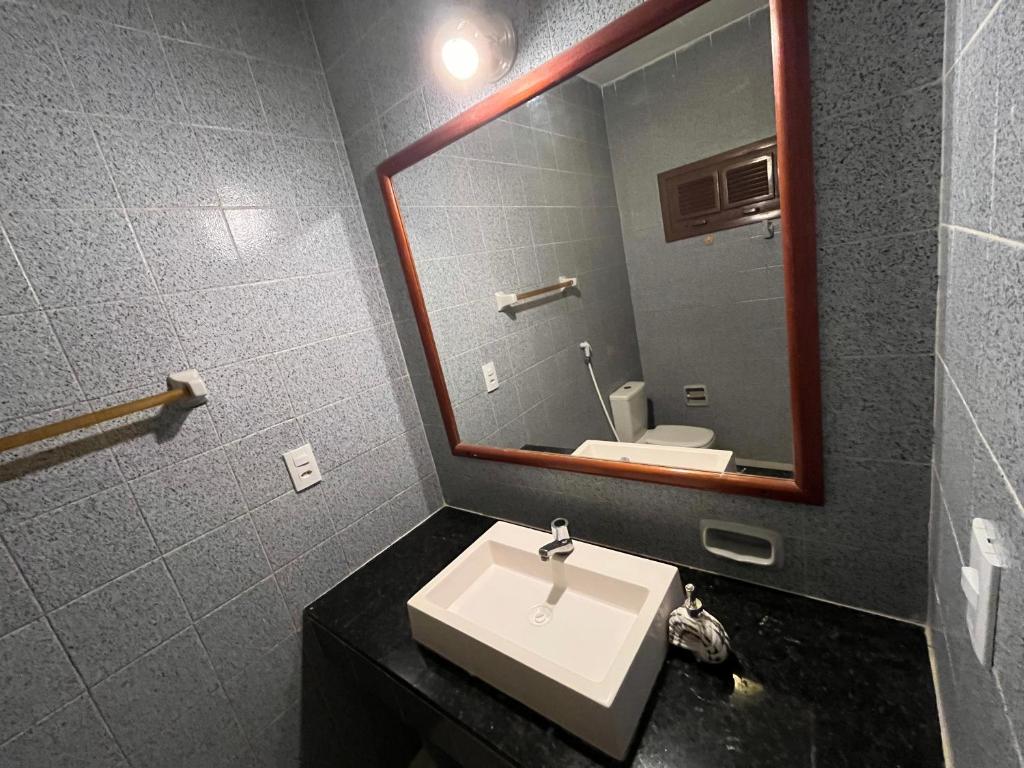 Koupelna v ubytování Casa com ar-condicionados e localização perfeita