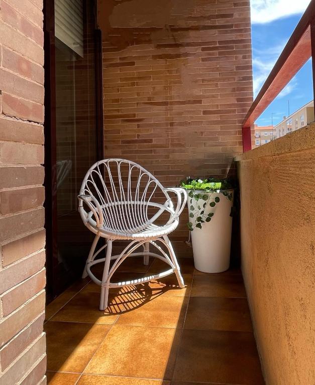 Balkón nebo terasa v ubytování Vivienda con Parking incluido - Zona Van Dyck