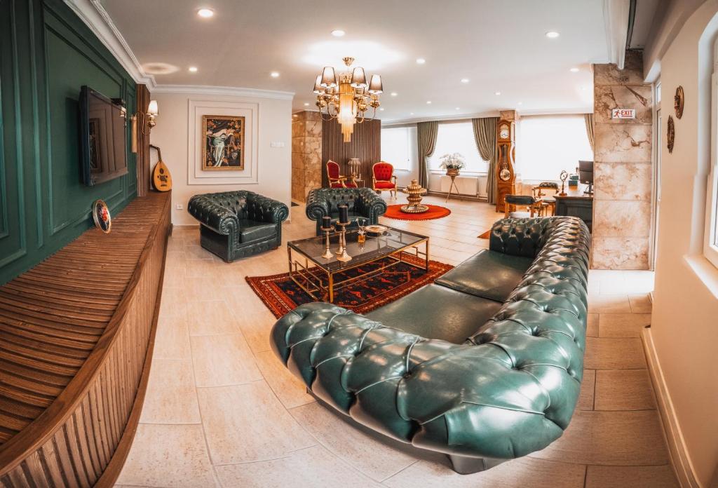 Χώρος καθιστικού στο Samsun Charme Hotel
