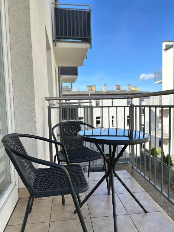 Balkon lub taras w obiekcie Apartament Bałtyk - WAP