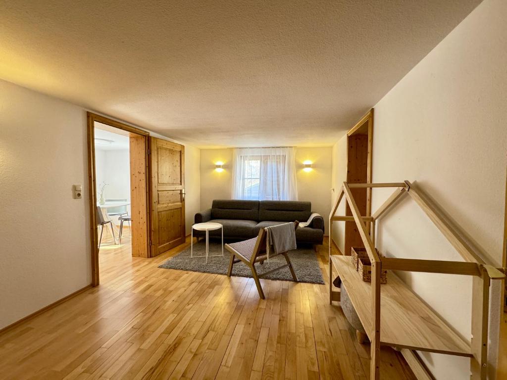 Posezení v ubytování Charmantes Bauernchalet Alois