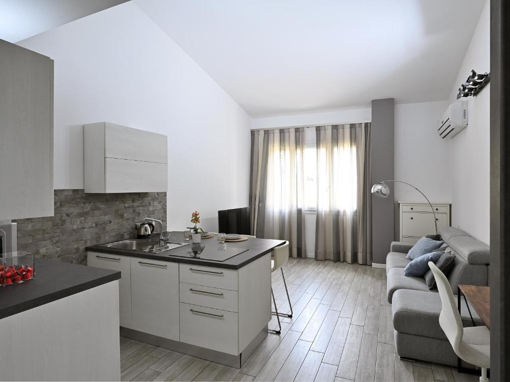 Kuchyňa alebo kuchynka v ubytovaní Boutique Apartment “Diviso Due”
