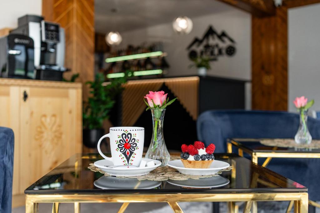 Príslušenstvo na prípravu kávy alebo čaju v ubytovaní Willa Folk Prestige