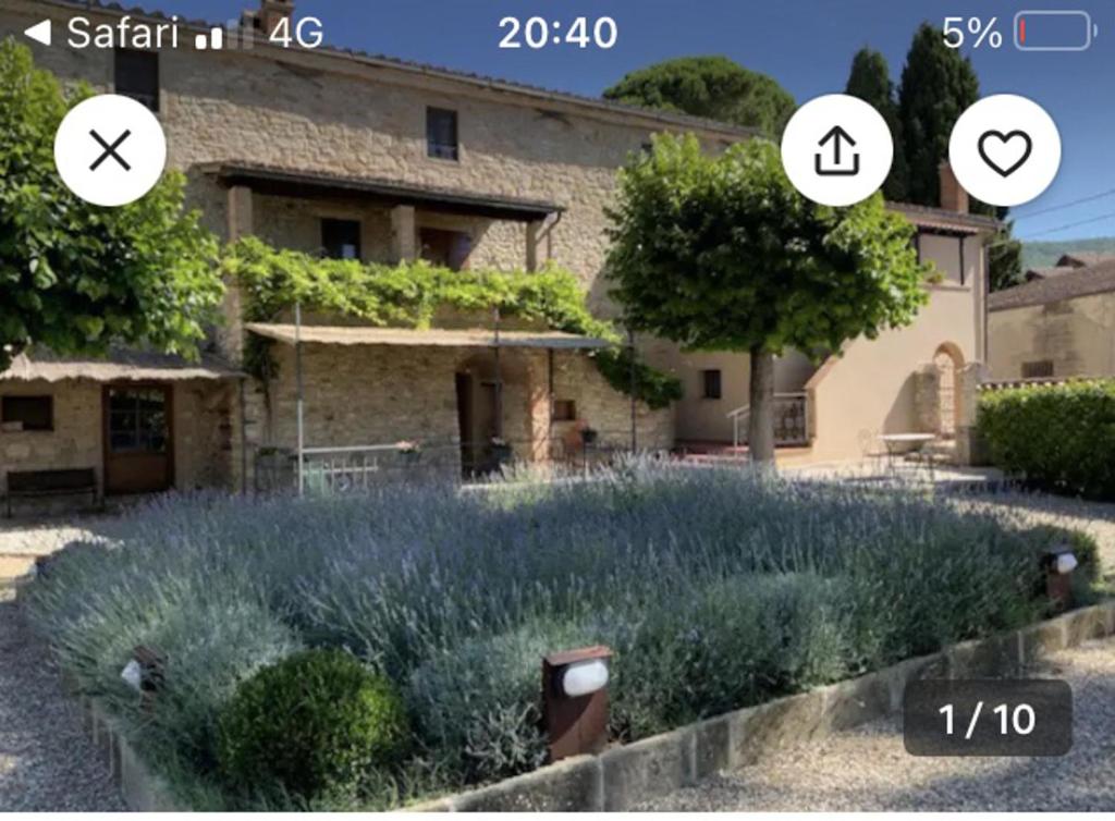 Κήπος έξω από το Tranquil location with views of Lake Trasimeno!
