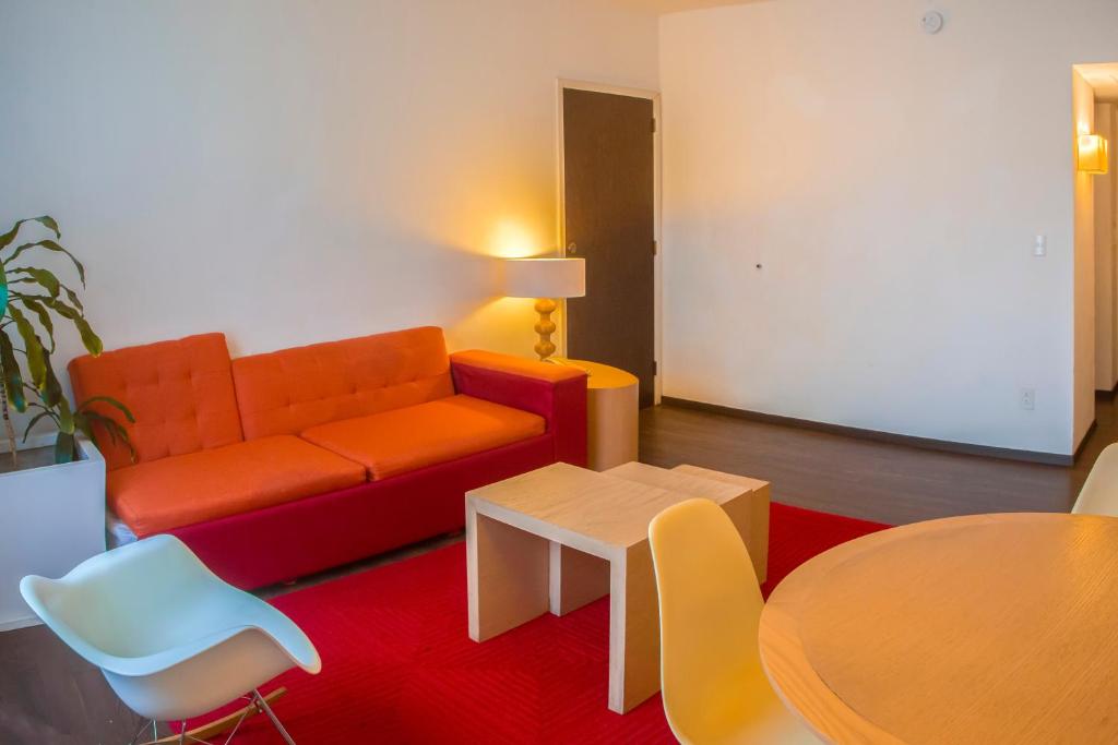 Posezení v ubytování Fiesta Inn Xalapa